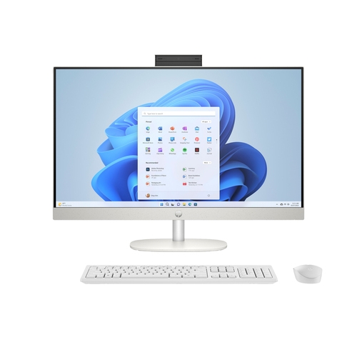 HP AiO 24-CR0075ns - Intel Core i3-1315U - 23.8" FHD - 8GB - 512GB SSD NVMe - Windows 11 Home - Blanco - inc. teclado y ratón