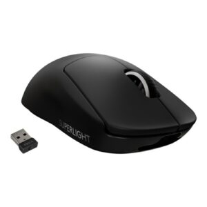 Logitech PRO X SUPERLIGHT Wireless Gaming Mouse - ratón - 2.4 GHz - negro