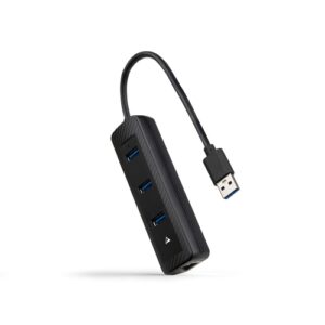 CONVERSOR USB3.0 A ETHERNET 3xUSB3.0 USB-A/M-RJ45/15 CM