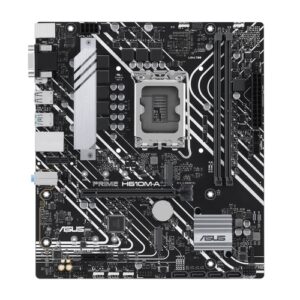 ASUS Placa Base PRIME H610M-A CSM DDR5  mATX 1700