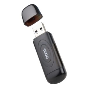 LECTOR TARJETAS USB-A 3.0, SD/TF, NEGRO