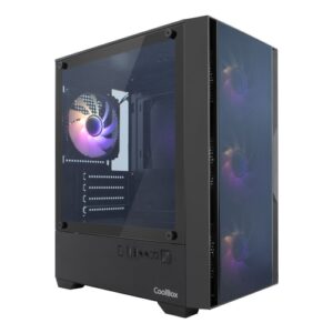 Coolbox Caja Gaming MATX GM200 F.Mesh S.FTE ARGB N