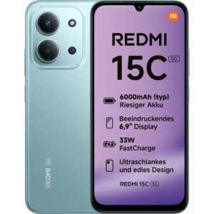 XIAOMI Redmi 15C NFC 5G 6.9 128GB 4G Mint Green