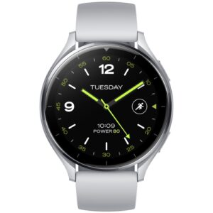 SMARTWATCH XIAOMI WATCH 2 4G SILVER CASE WITH GRAY TPU STRAP