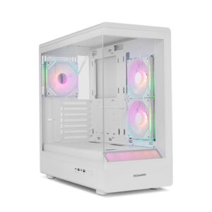 NOX Semitorre HUMMER SIGNAL Frameless ARGB Blanco
