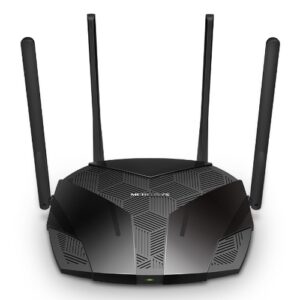 ROUTER WIFI 6 DUALBAND MERCUSYS MR80X WIFI 6 AX3000 4P GIGABIT 4 ANTENAS DE ALTA GANANCIA