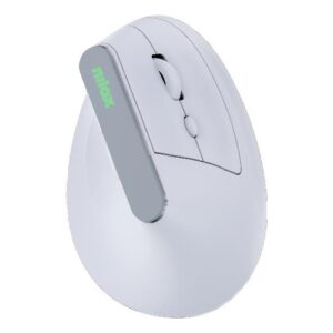 Nilox Ratón Wir Vertical Rec. Silen 1600DPI Blanco