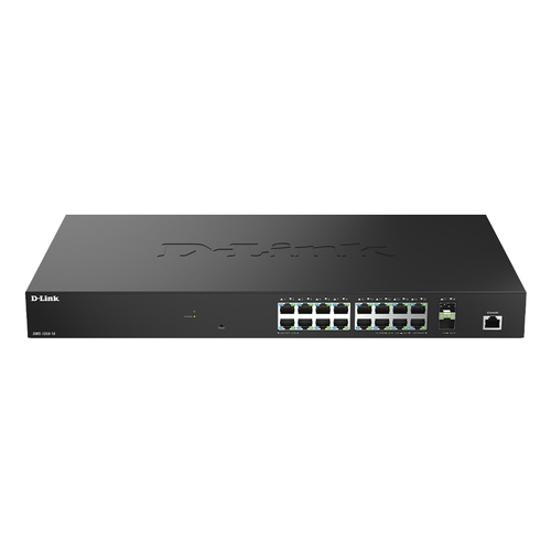 SWITCH GESTIONABLE D-LINK DMS-1250-18/E 16 X 100/1000/2,5GBASE-T 2X10G SFP+