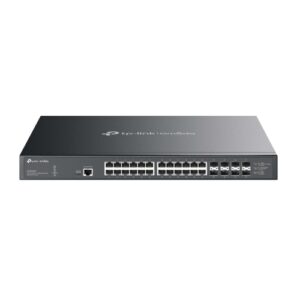 SWITCH GESTIONABLE L2+ TP-LINK SX3832MPP 24x10Gbps PoE++ 8xSFP10Gb 770W APP OMADA METALICO ENRACKABL