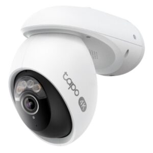 Tapo C560WS - Cámara inteligente Wi-Fi de Vigilancia para Exterior 360º, 4K 8MP, Detección IA Gratuita, Visión Nocturna a Color, Reconocimiento Facial