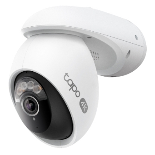 Tapo C560WS - Cámara inteligente Wi-Fi de Vigilancia para Exterior 360º, 4K 8MP, Detección IA Gratuita, Visión Nocturna a Color, Reconocimiento Facial