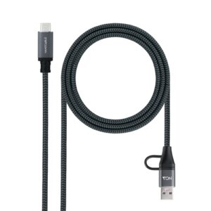 CABLE USB3.2 GEN2x2 100W,USB-C+A/M-USB-C/M,1.5M