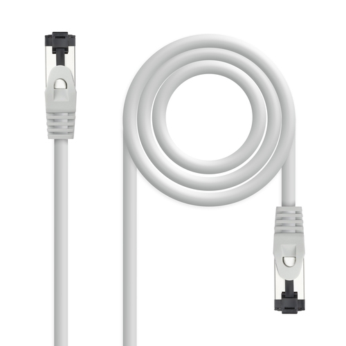 CABLE RED CAT.8.1 2GHZ LSZH SSTP AWG26 GRIS 0.5 M