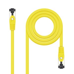 CABLE RED CAT8.1 2GHZ LSZH SSTP AWG26 AMARILL.25CM