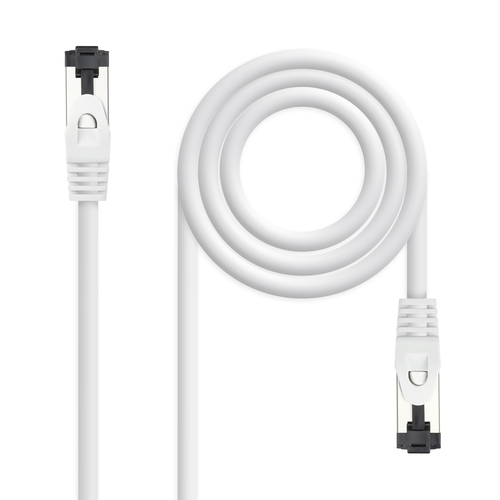 CABLE RED CAT.8.1 2GHZ LSZH SSTP AWG26 BLANCO 0.5M