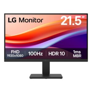 LG 22U401A-B  Monitor 21.5 FHD 100h 1ms VGA HDMI