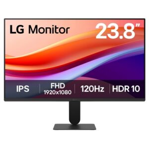 LG 24U411A-B monitor 23.8 FHD 120hz HDMI VGA