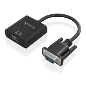 Aisens Conversor SVGA/M+JACK3.5/H+MicroB/H HDMI/H