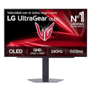 LG ULTRGEAR  GAMING 27" HDMI DISPLAYPORT LG ULTRAGEAR 27GX704A-B QHD OLED 240HZ 0,03MS COLOR NEGRO
