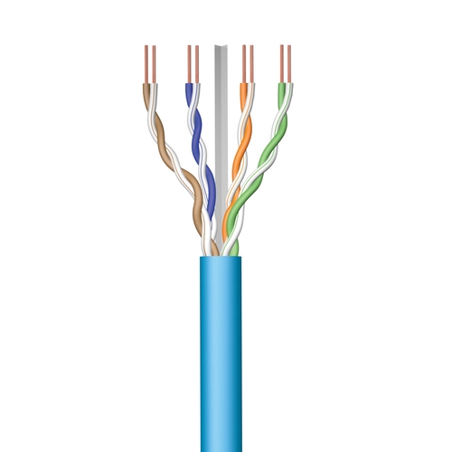Ewent Bobina Cable Red CAT6A U/UTP,LSZH,50m