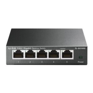 TP-Link TL-SG105S - Switch - 5 puertos RJ45 10/100/1000 - Carcasa metálica - Sobremesa
