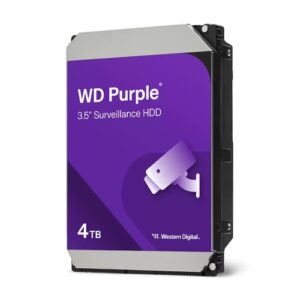 Western Digital Purple disco duro interno 4 TB 5400 RPM 128 MB 3.5" Serial ATA III