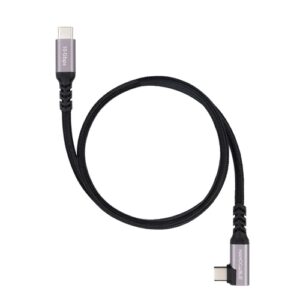 CABLE USB-C ACODADO M/M 3.2 GEN2 100W 4K/60Hz 1 M