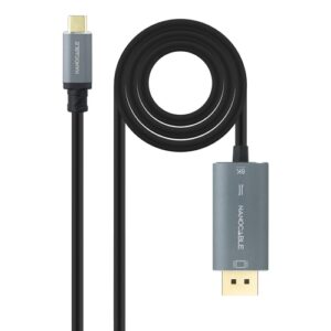 CABLE USB-C/M - DP/M BIDIRECCIONAL, NEGRO 2 M