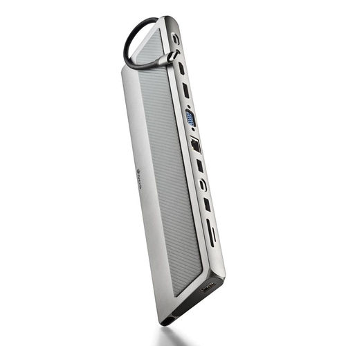 NGS Adaptador Multipuerto Tipo USB-C 12 en 1 - WIN/MAC-HDMI-VGA-LAN-SD/TF- LAN - PD 100W CHARGE - 3xUSB3.0