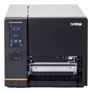 BROTHER Impresora industrial de etiquetas de 6" de transferencia termica y tecnologia termica directa con una resolucion de 300ppp y pantalla tactil.