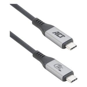 ACT Cable USB4 certificado USB-IF, Thunderbolt 5, 80 Gbps, 240 W, 1,5 m