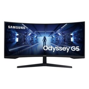 MONITOR 34" CURVO DP HDMI SAMSUNG LC34G55TWWPXEN ODYSSEY G5 WQHD 3440x1440 165HZ 1MS 1000R NEGRO