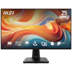 MSI MP251 E14L  Monitor 24.5 IPS 144h VGA HDMI DP