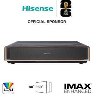 PROYECTOR LASER HISENSE PT1 4K UHD 2500 LUMENES HDR10+ SMART TV TIRO CORTO