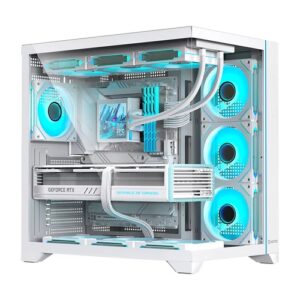 Hiditec Caja ATX Gaming H3 PRO ARGB White