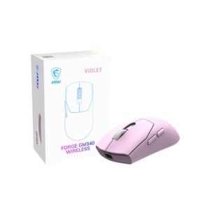 MSI Ratón Inalámbrico FORGE GM340W VIOLET 12000DPI