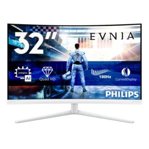 EVNIA 31.5" CURVO QHD 180HZ VA HDR