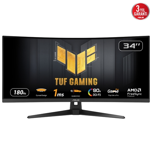 ASUS TUF Gaming GAMING MONITOR 34" INCH WQHD (3440