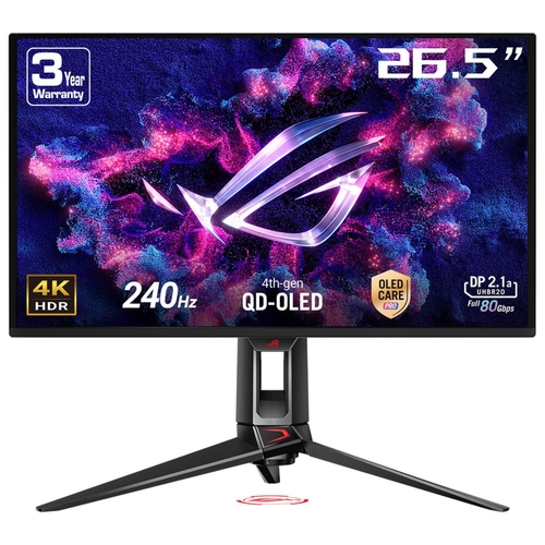 ASUS ROG Swift OLED GAMING 26.5 4K QD OLED 240HZ