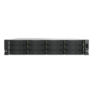 QNAP TS-h1277AXU-RP-R7-32G 2U 12-bay NAS AMD Ryzen 7 Pro 7745 8C/16T boost up to 5.3GHz 32GB DDR5 non-ECC RAM