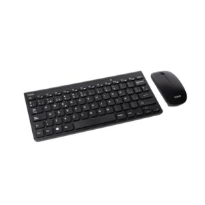 TECLADO COMPACTO+RATON SLIM INALAMBRICO, NEGRO