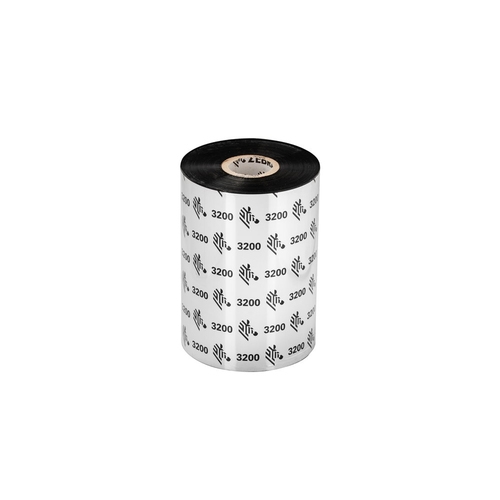 ZEBRA Ribbon 3200 wax/resin 89mm x 450m. (cera/resina premium) Industrial 25mm 6x