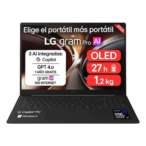 LG gram Pro GRAM 16 INTEL 9 ULT 32GB 1TB WINH
