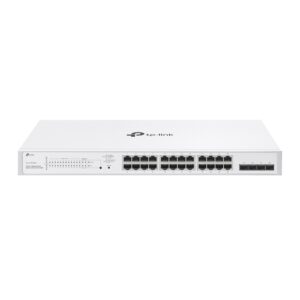 SWITCH GESTIONABLE L2 TP-LINK FESTA FS328GP 28P GIGA L2+ 24xGb 4xSFP Gb PoE+ 250W