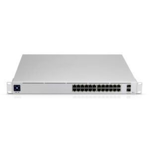 Switch Gestionable Ubiquiti USW-PRO-24-POE 24 Puertos/ RJ-45 Gigabit 10/100/1000 / SFP/ PoE