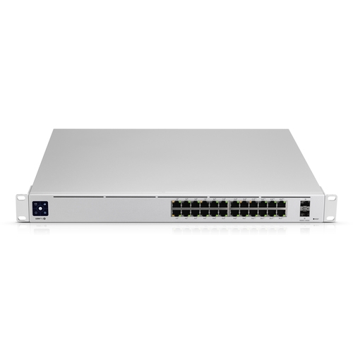 Switch Gestionable Ubiquiti USW-PRO-24-POE 24 Puertos/ RJ-45 Gigabit 10/100/1000 / SFP/ PoE
