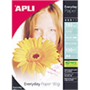 Apli Papel Glossy Everyday 100A4 180g, inkjet brillante
