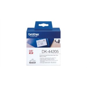 BROTHER CINTA CONTINUA BLANCA PAPEL REMOVIBLE 62MM 30,48M/QL-650TD