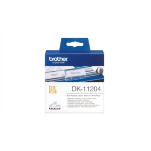 BROTHER ETIQUETA PRECORTADA BLANCA PAPEL 17X54MM 400 ETIQUETAS QL-/500/550/650TD