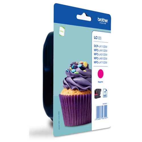 BROTHER CARTUCHO MAGENTA 600 PÁGINAS BLISTER SIN ALARMA MFC/J4510DW/J4410DW DCP-/J4110DW